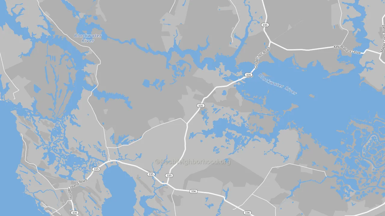 Transit Grade map of 21622, MD