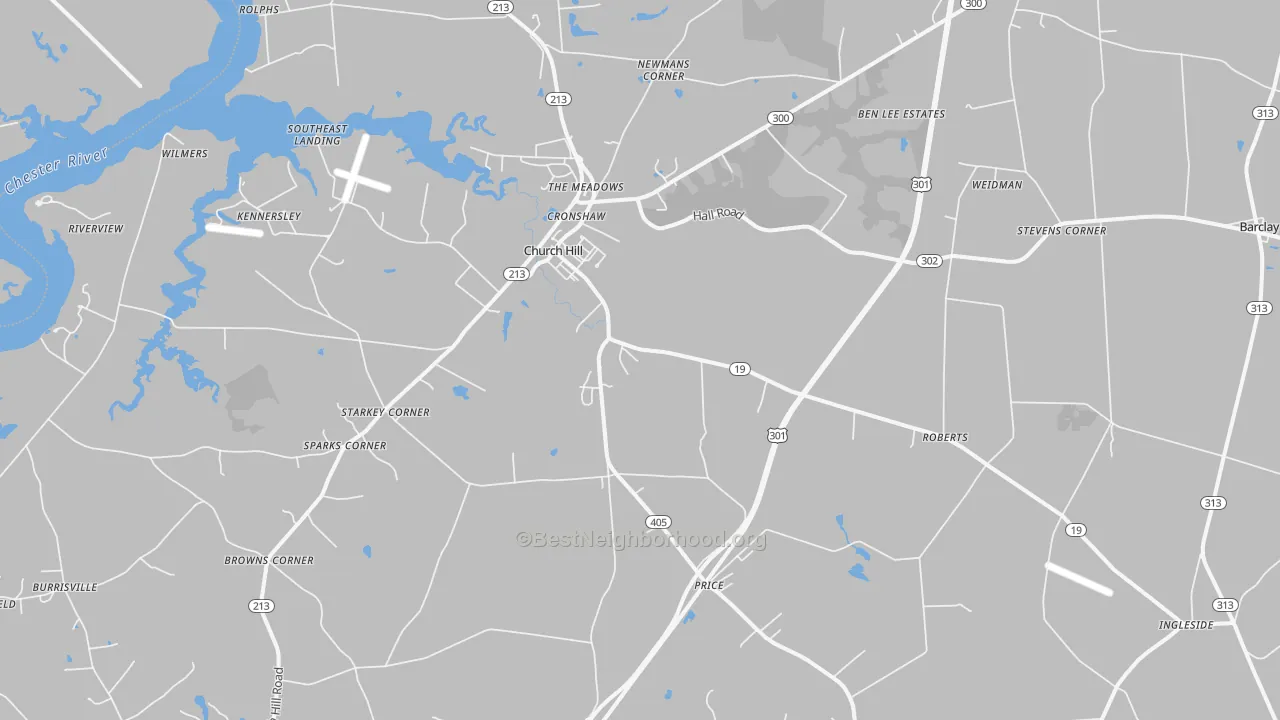 Transit Grade map of 21623, MD