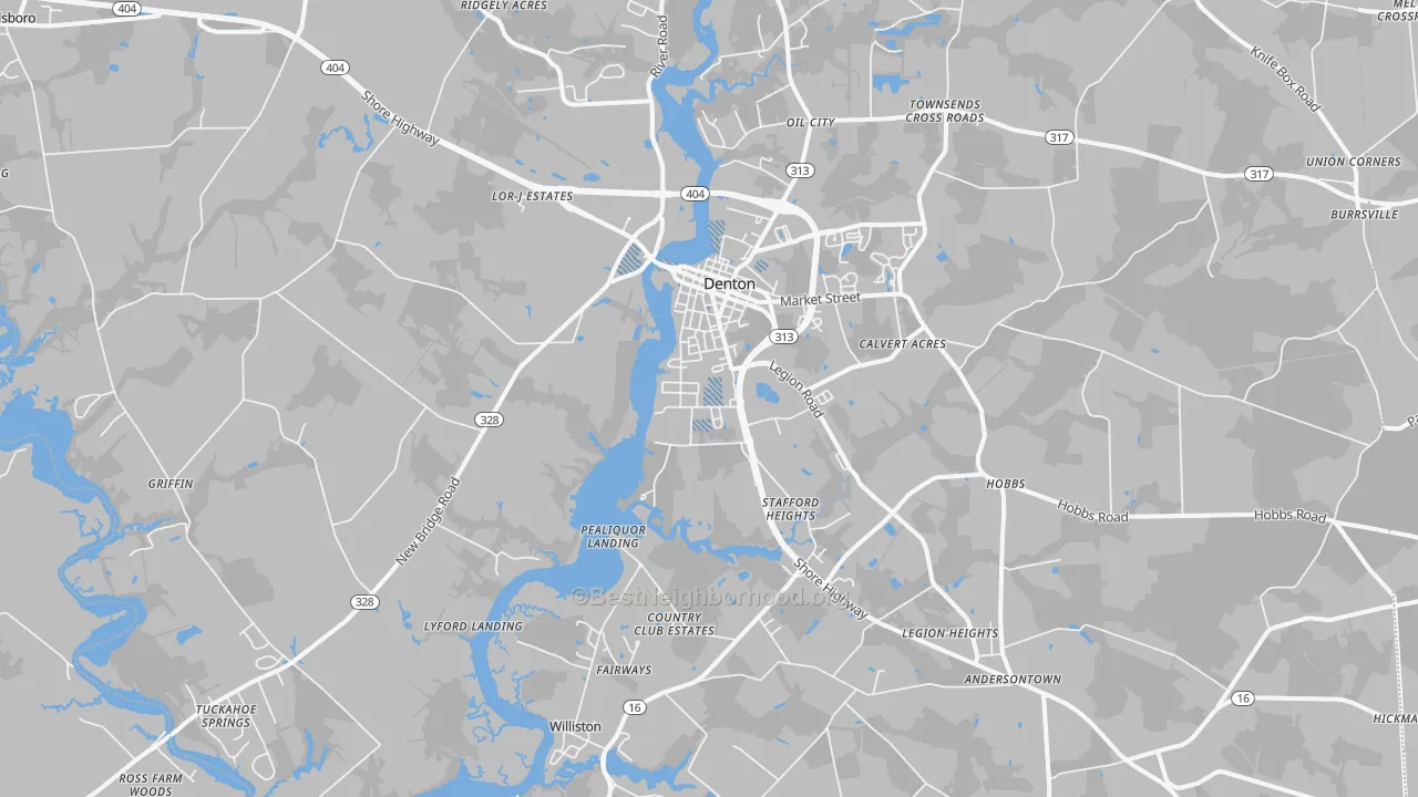 Transit Grade map of 21629, MD