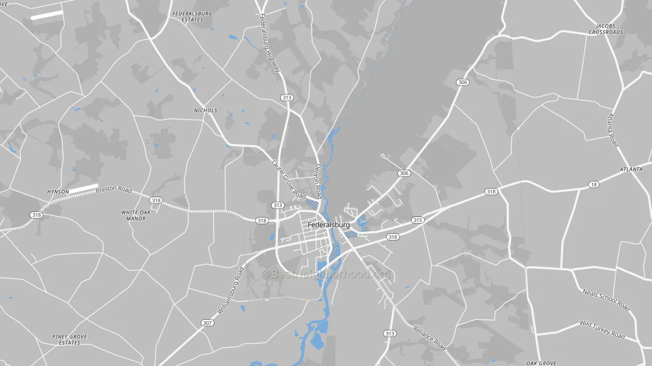 Transit Grade map of 21632, MD