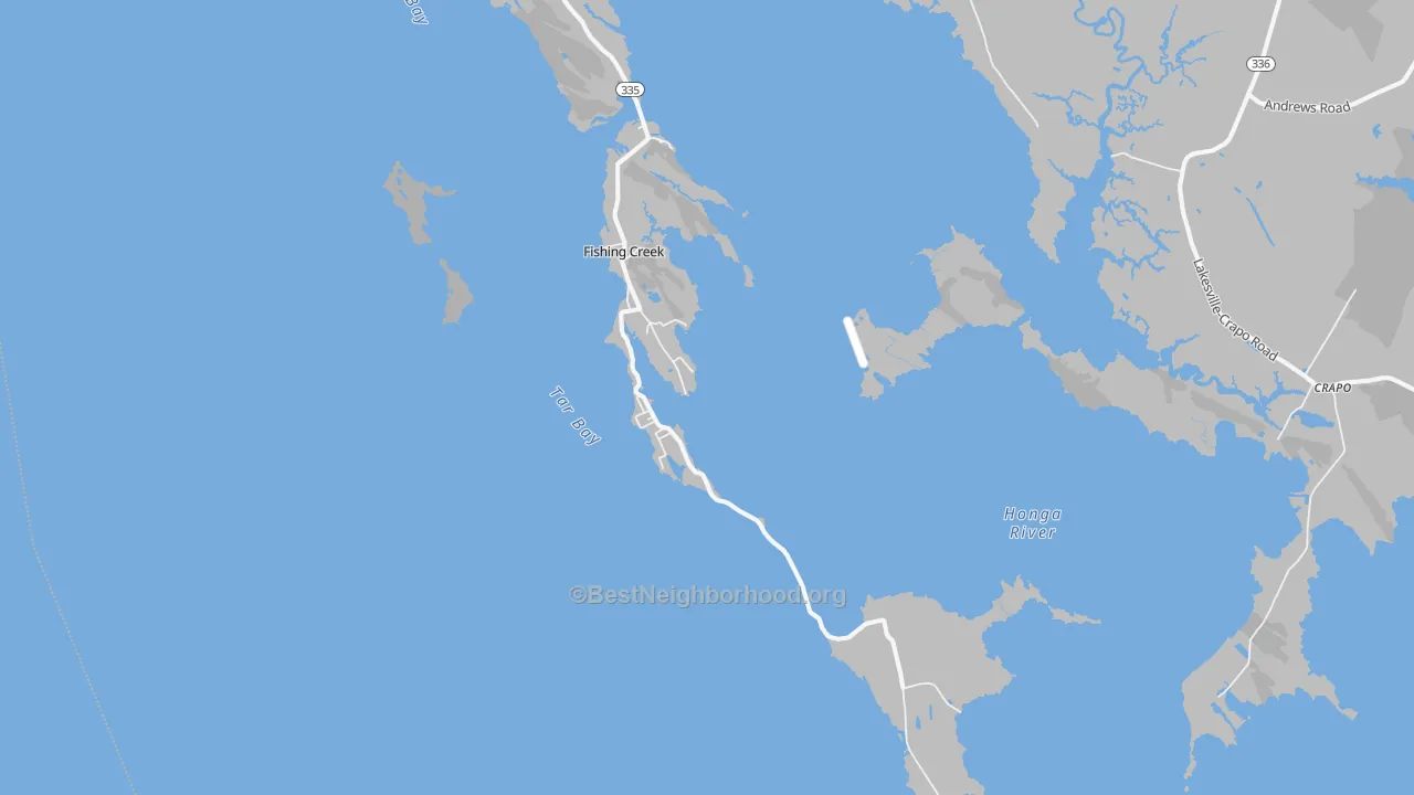 Transit Grade map of 21634, MD
