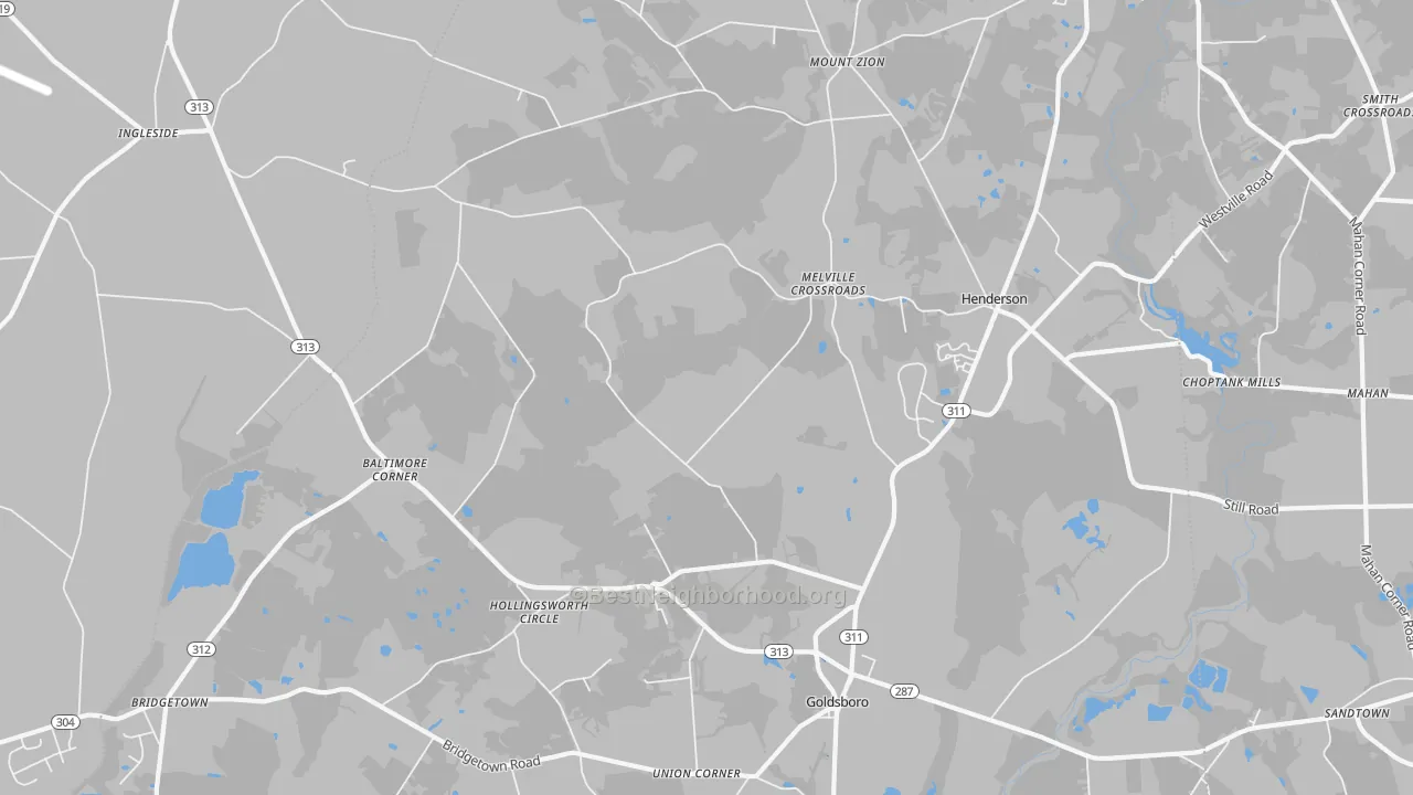 Transit Grade map of 21640, MD