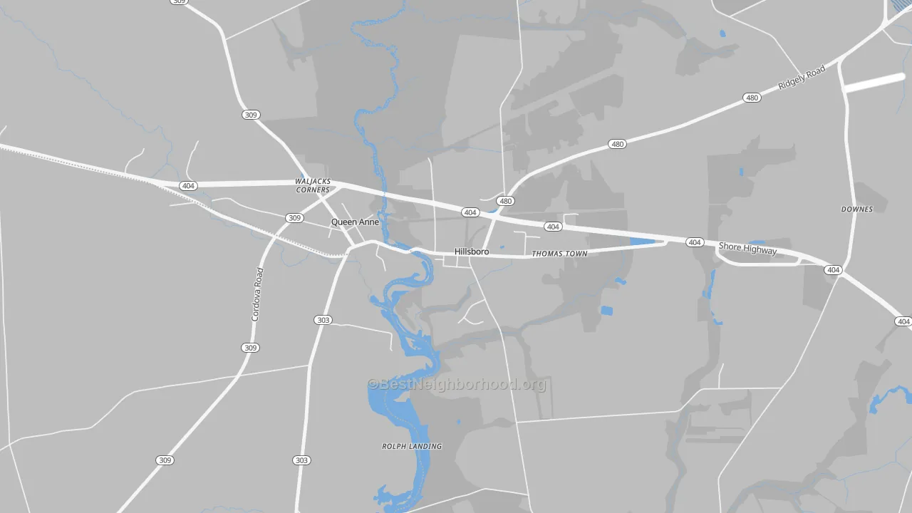 Transit Grade map of 21641, MD