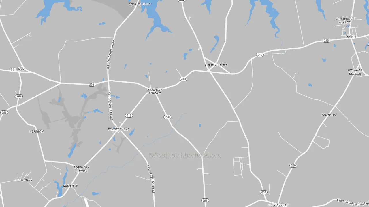 Transit Grade map of 21645, MD