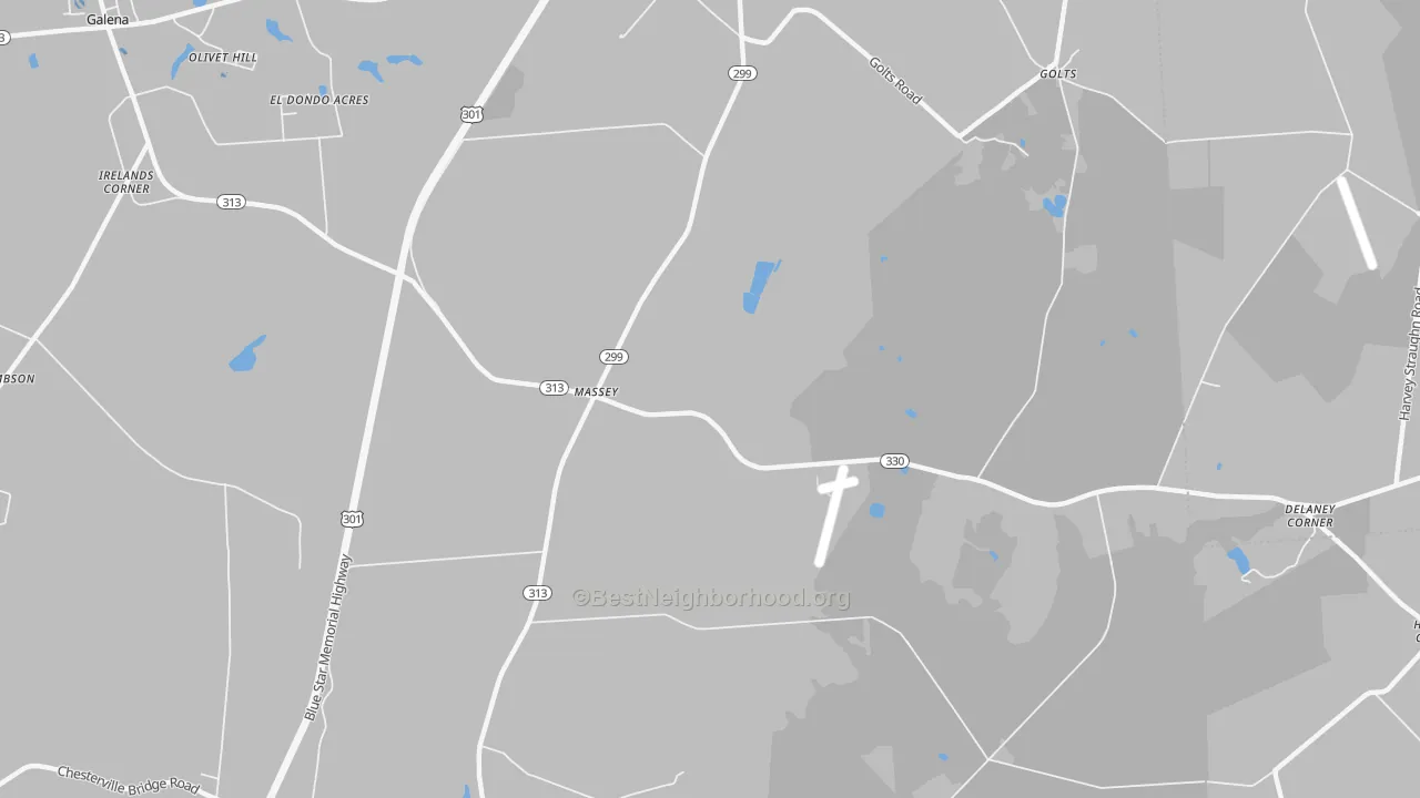 Transit Grade map of 21650, MD