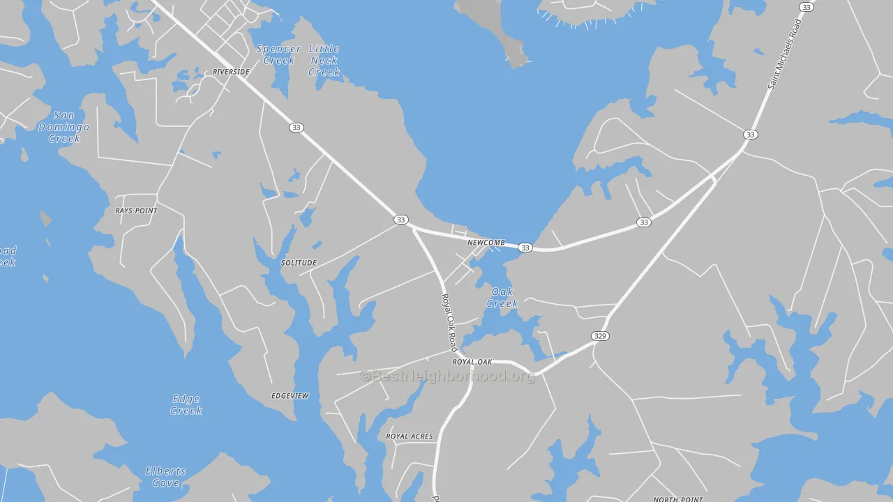 Transit Grade map of 21653, MD