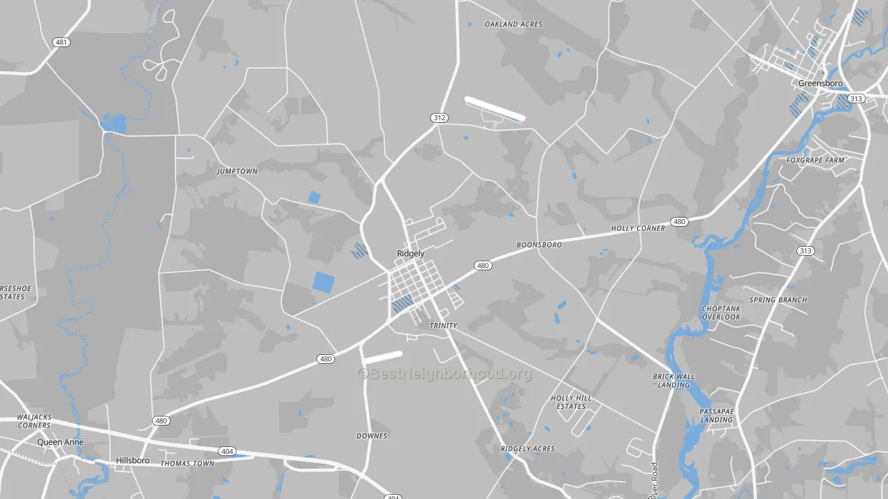 Transit Grade map of 21660, MD