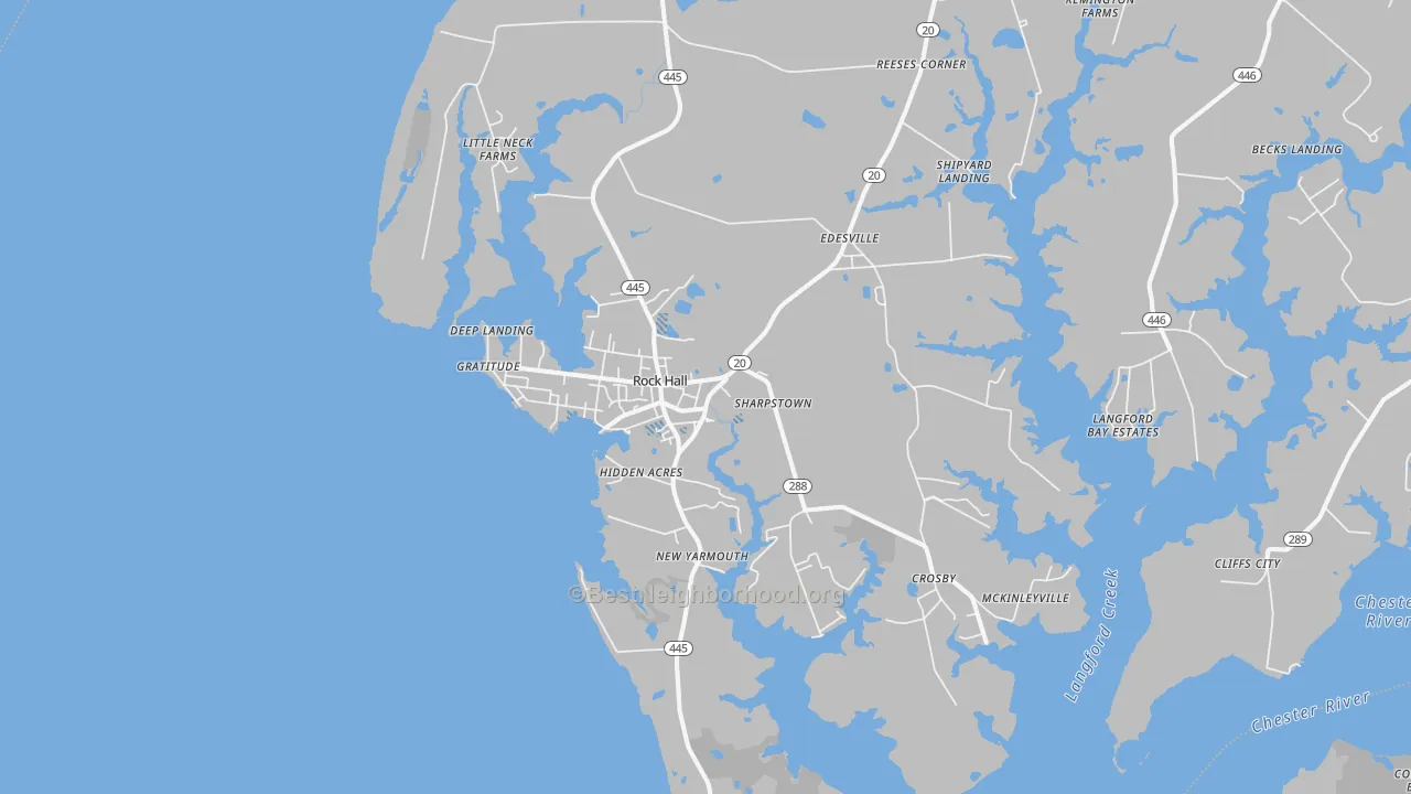 Transit Grade map of 21661, MD