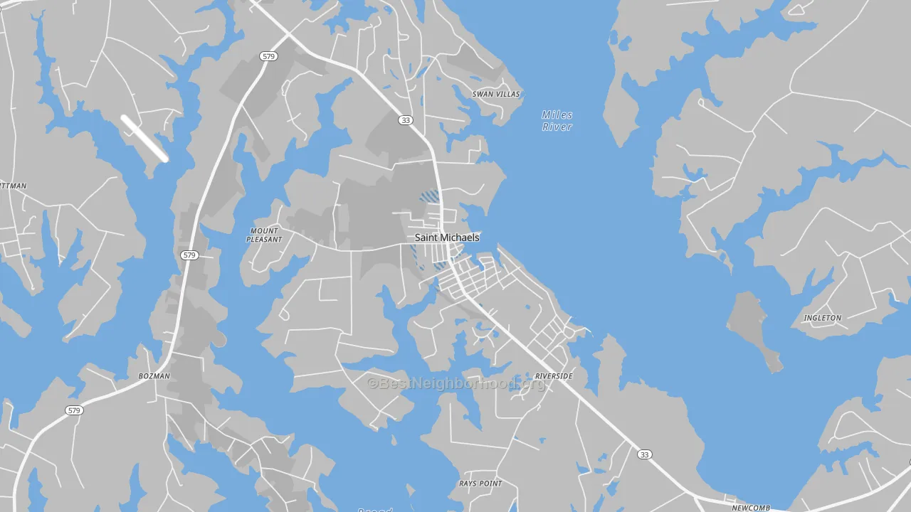 Transit Grade map of 21663, MD