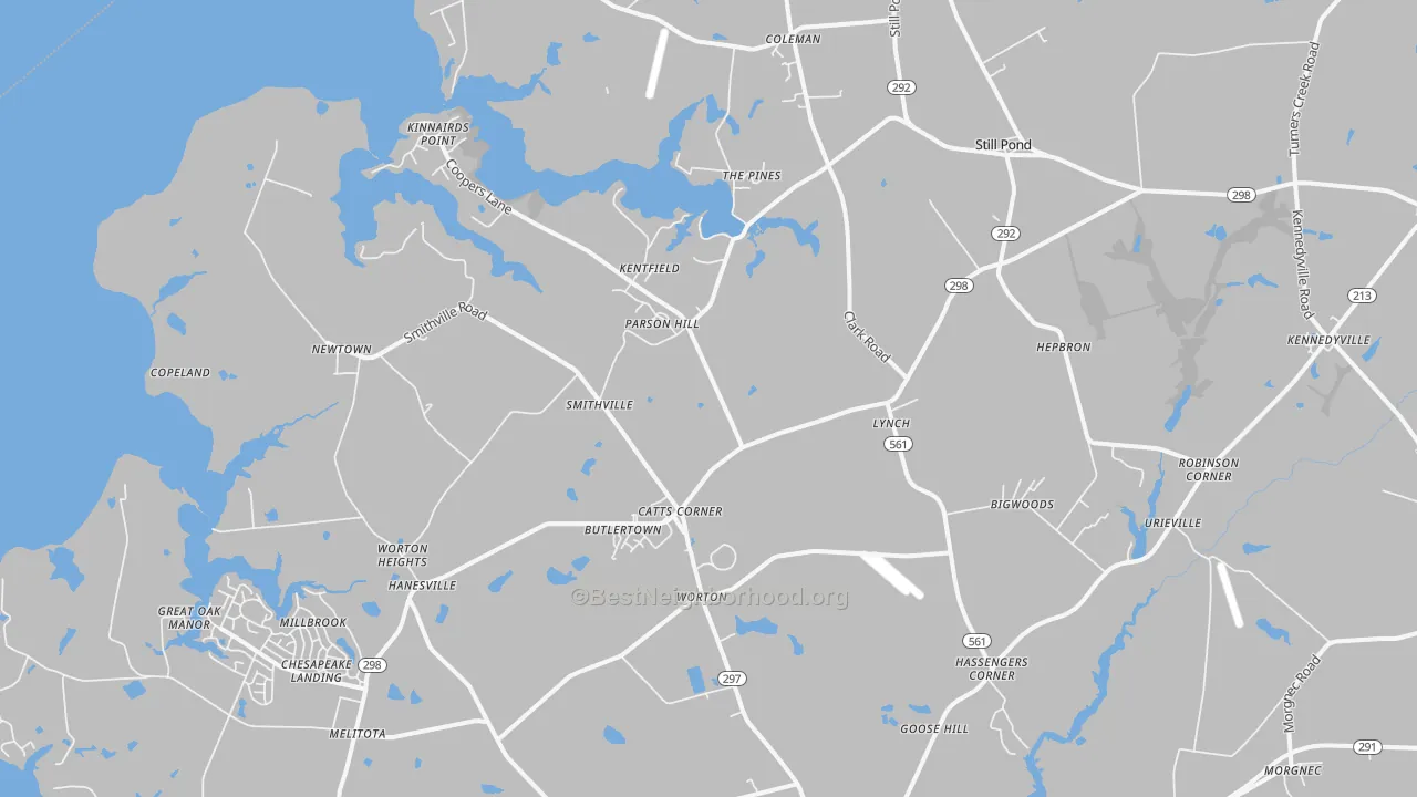 Transit Grade map of 21678, MD