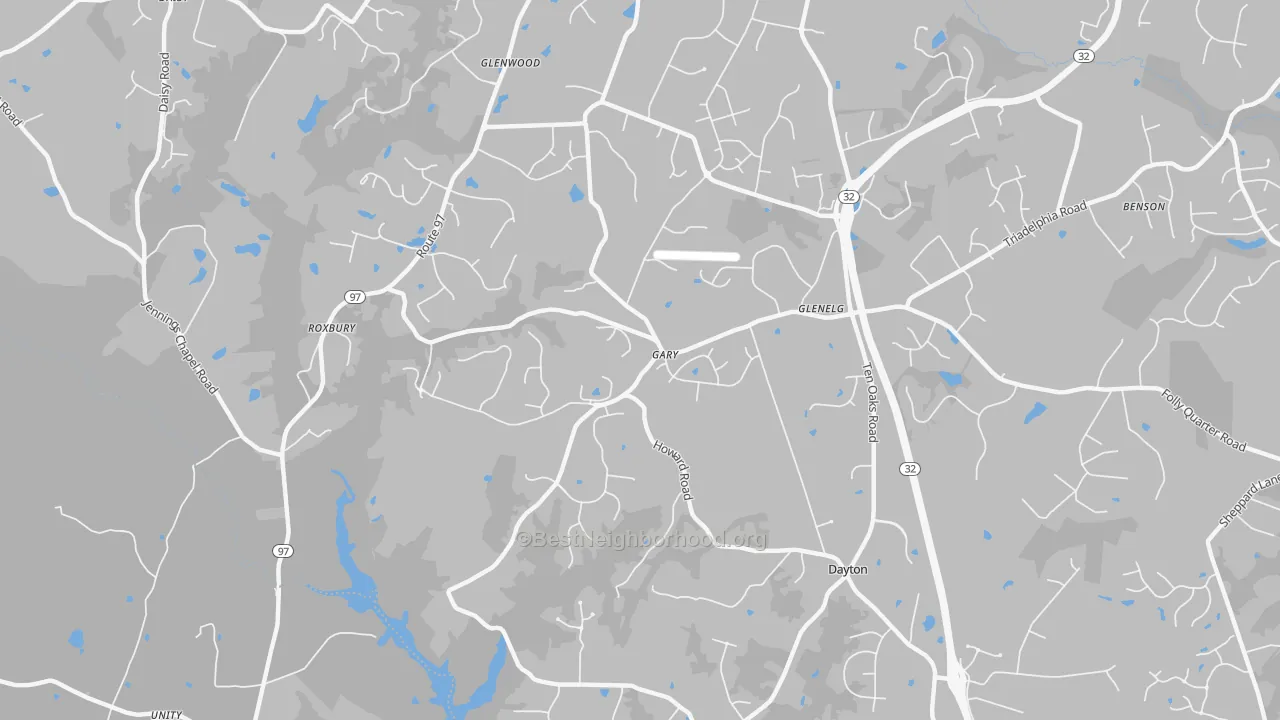 Transit Grade map of 21737, MD