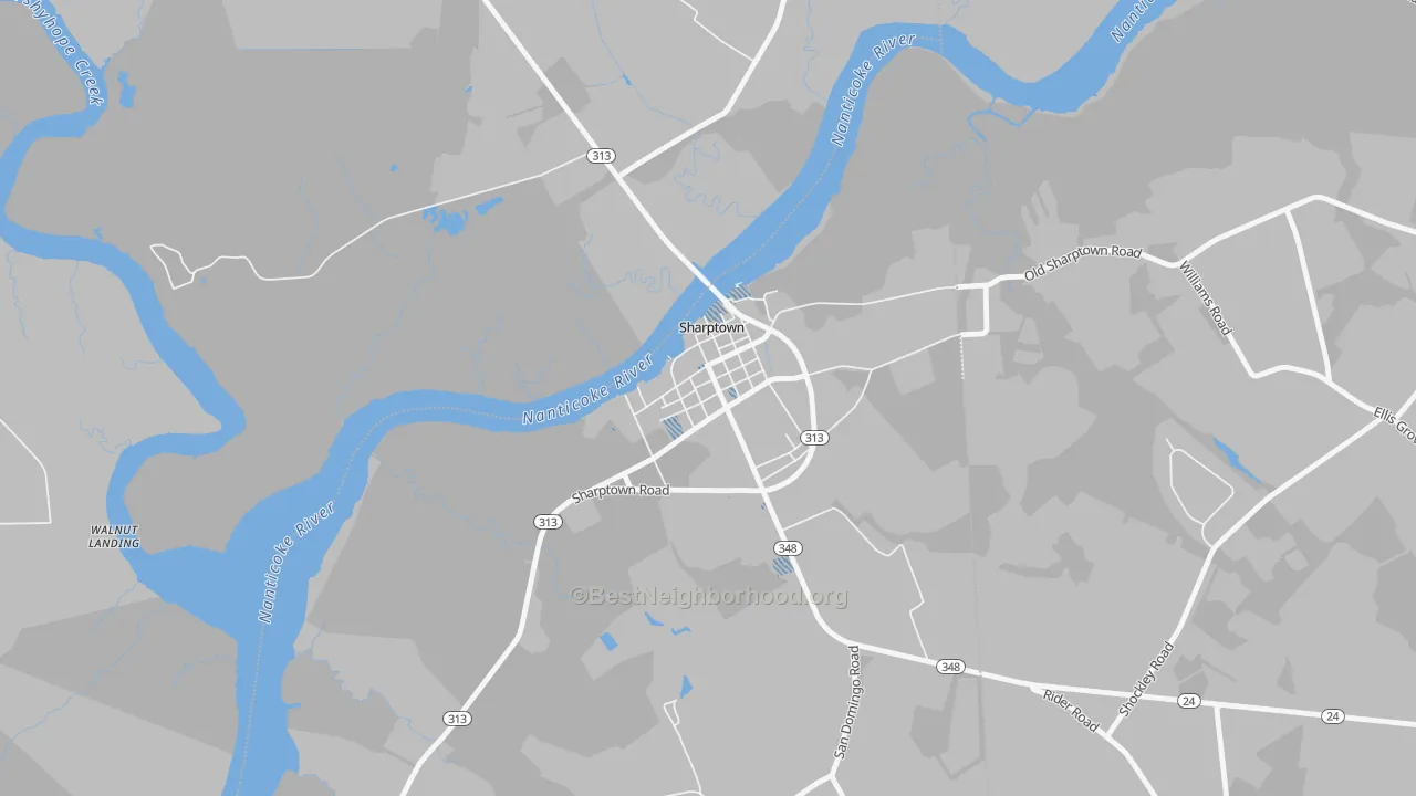 Transit Grade map of 21861, MD