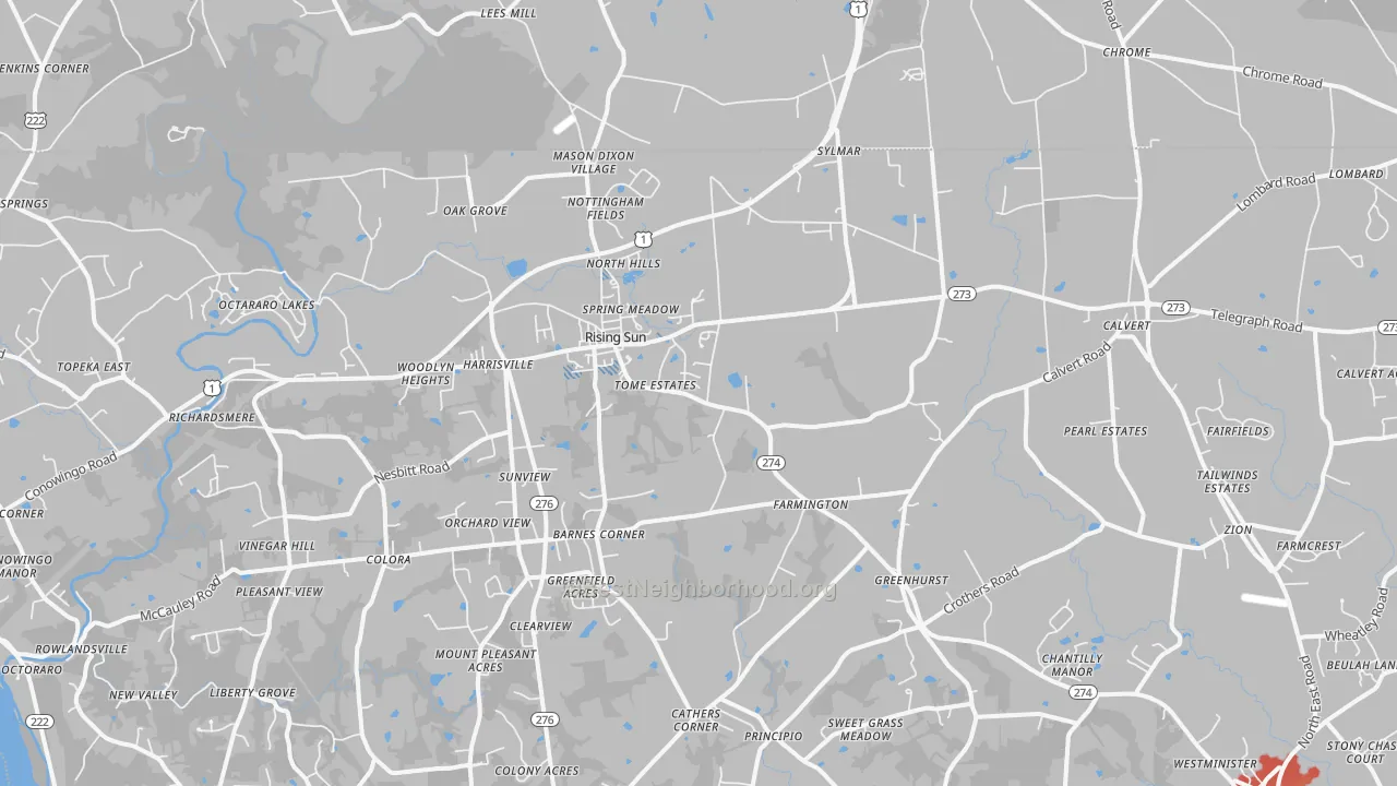 Transit Grade map of 21911, MD
