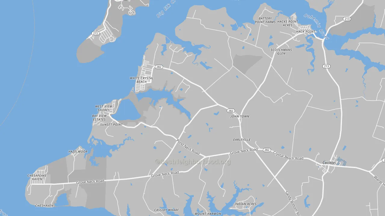 Transit Grade map of 21919, MD