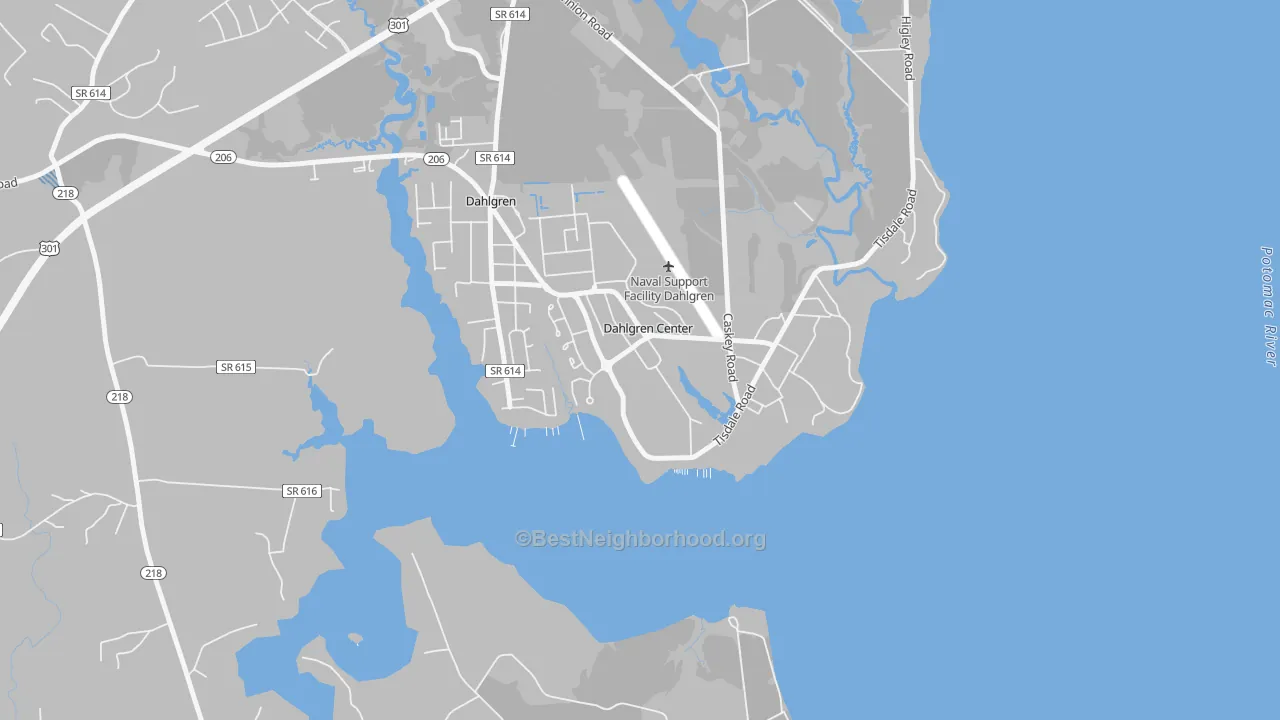 Transit Grade map of 22448, VA
