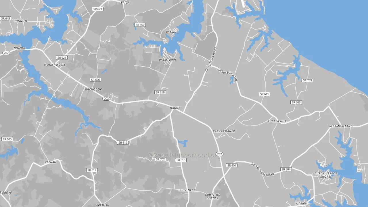 Transit Grade map of 22469, VA