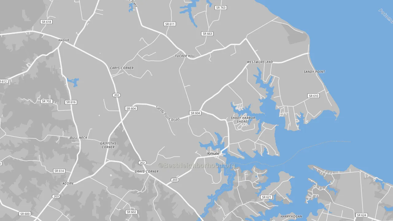 Transit Grade map of 22488, VA