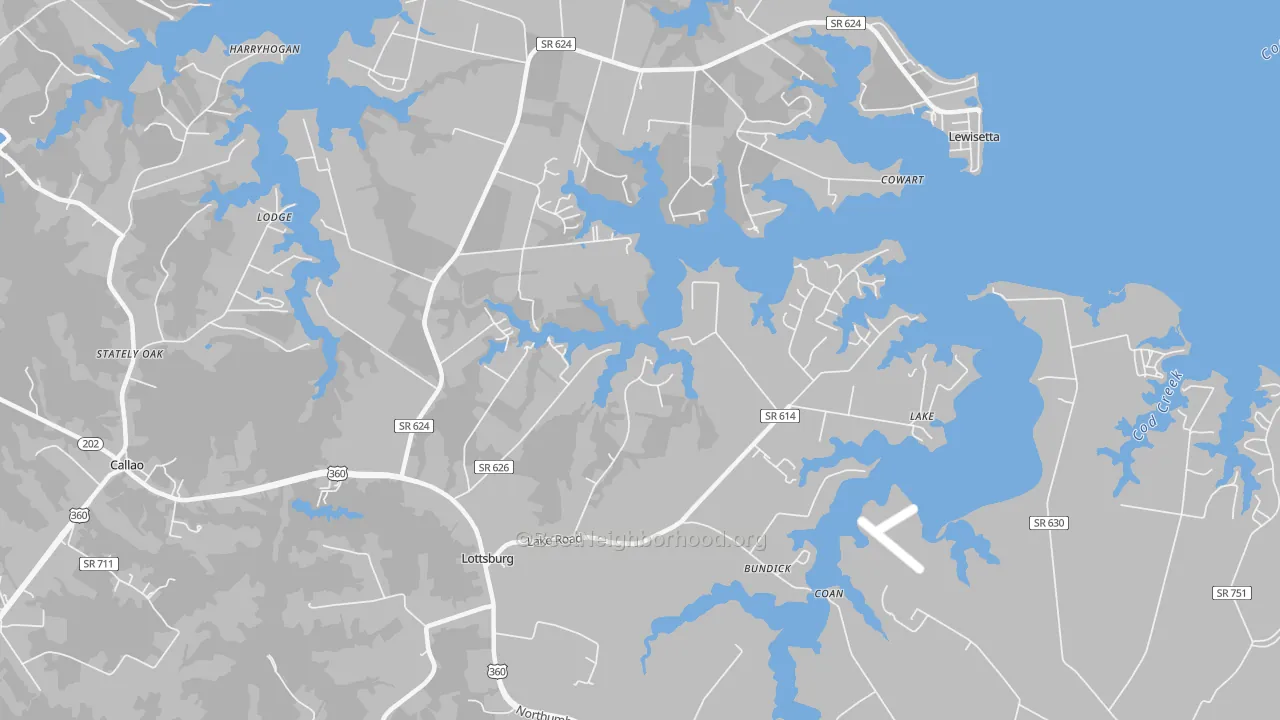 Transit Grade map of 22511, VA