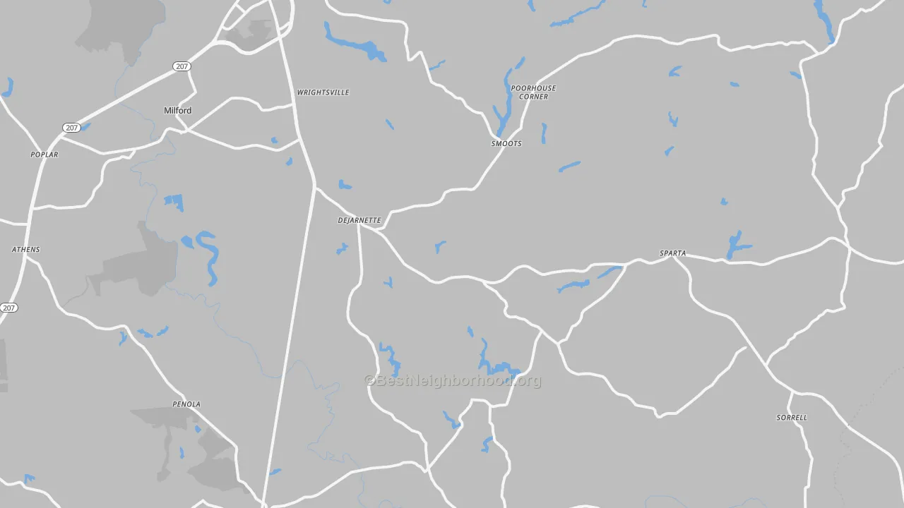 Transit Grade map of 22514, VA