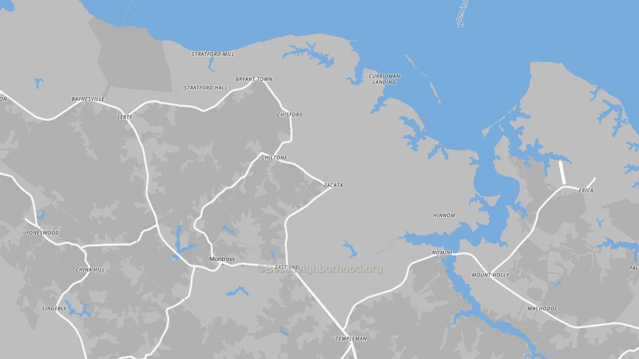 Transit Grade map of 22520, VA