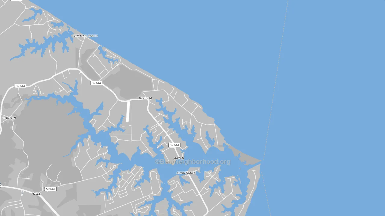 Transit Grade map of 22530, VA