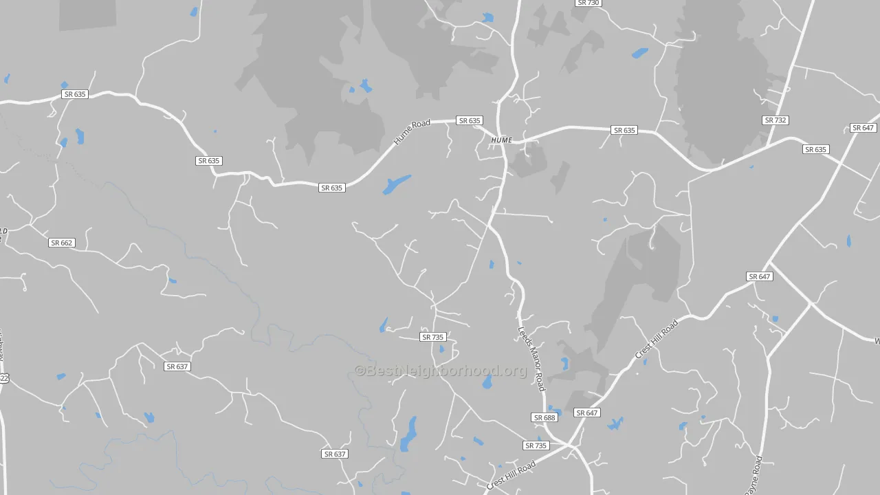 Transit Grade map of 22639, VA