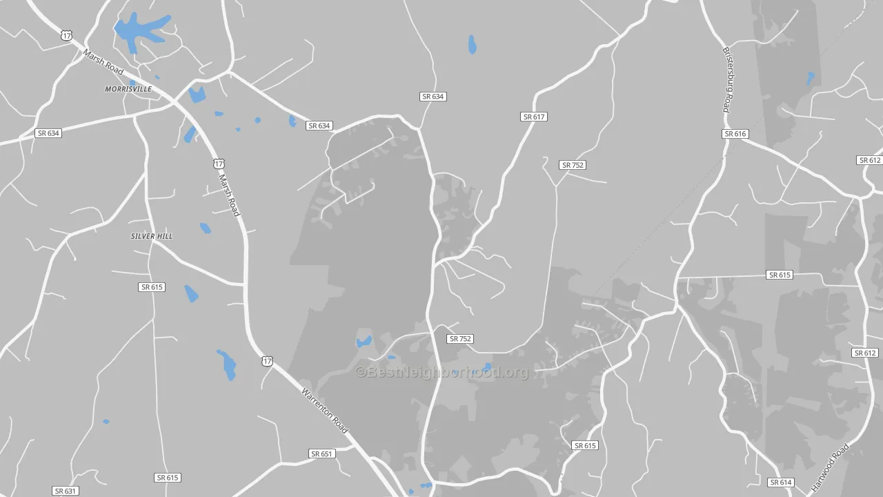 Transit Grade map of 22720, VA