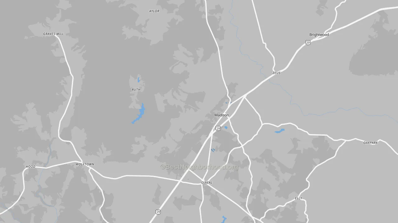 Transit Grade map of 22727, VA