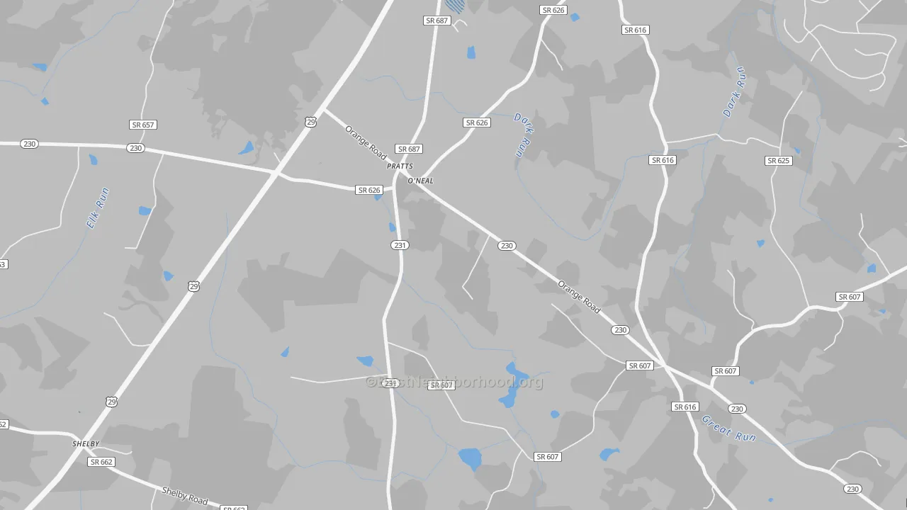 Transit Grade map of 22731, VA