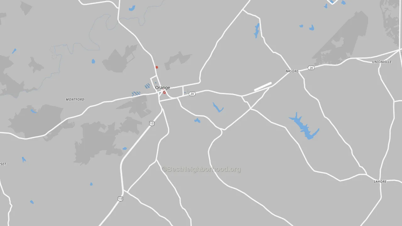 Transit Grade map of 22960, VA