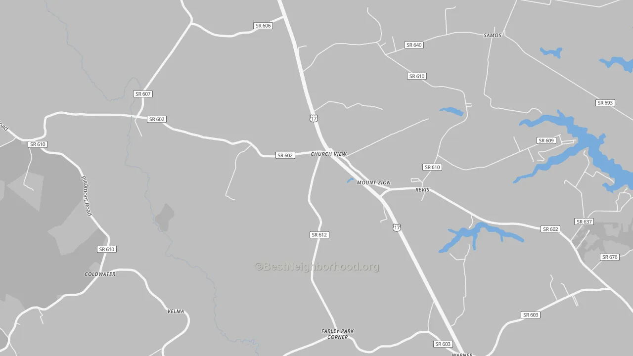 Transit Grade map of 23032, VA