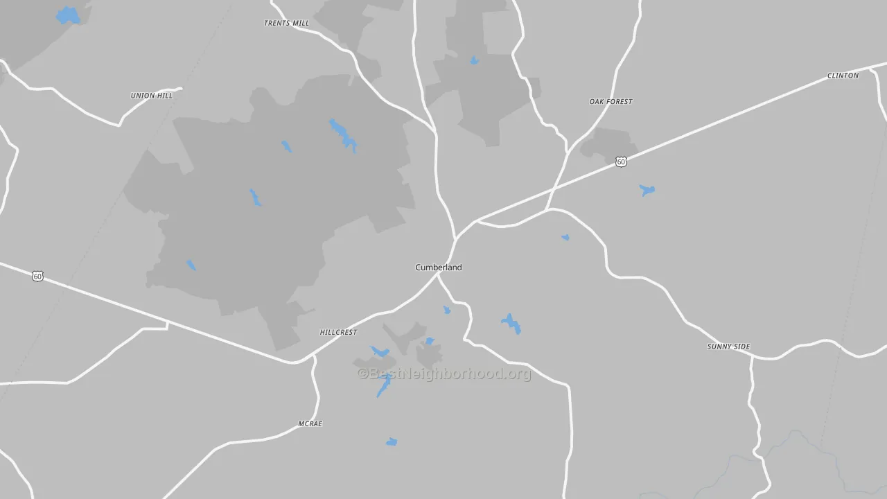 Transit Grade map of 23040, VA