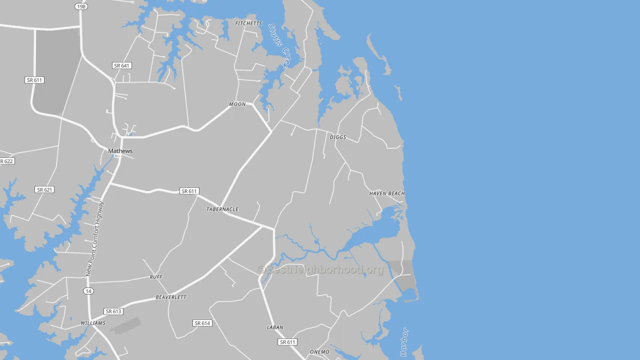 Transit Grade map of 23045, VA