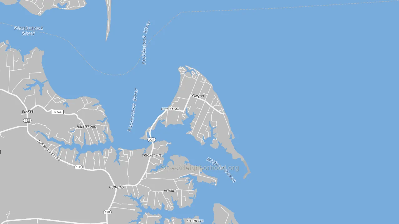 Transit Grade map of 23066, VA