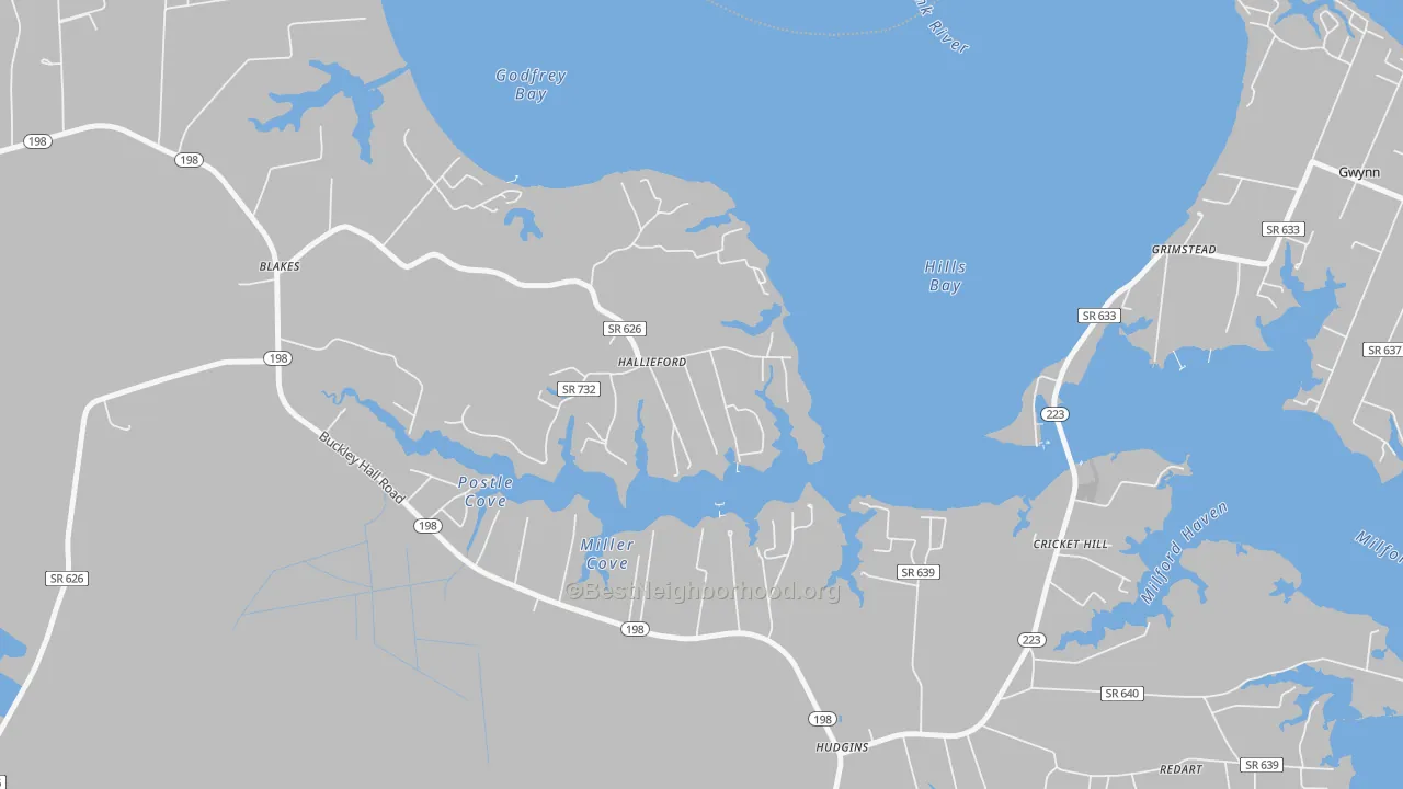 Transit Grade map of 23068, VA