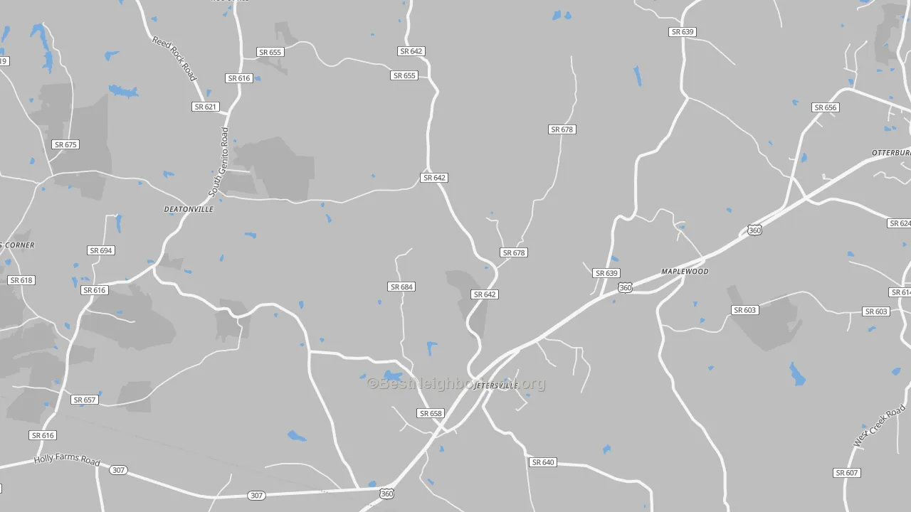 Transit Grade map of 23083, VA