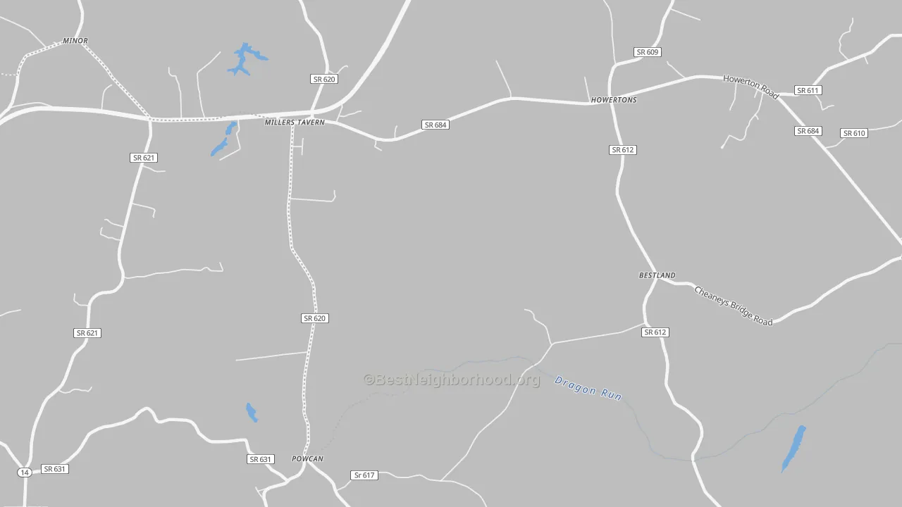 Transit Grade map of 23115, VA