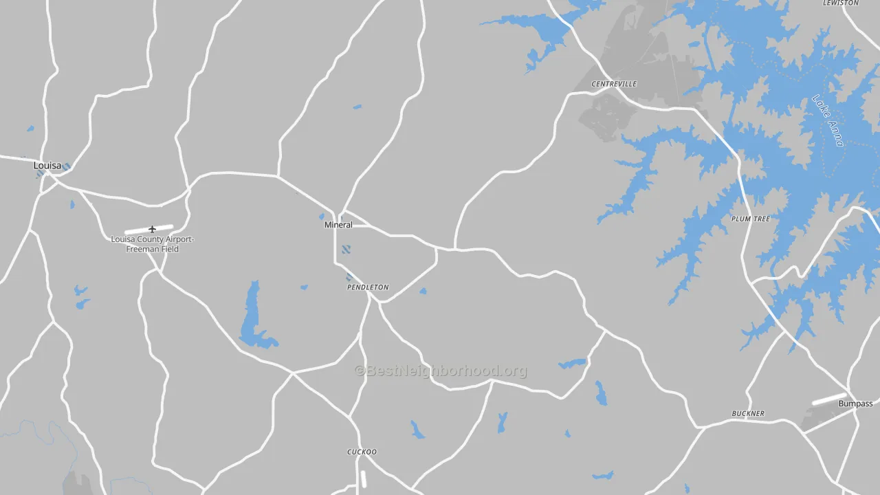 Transit Grade map of 23117, VA