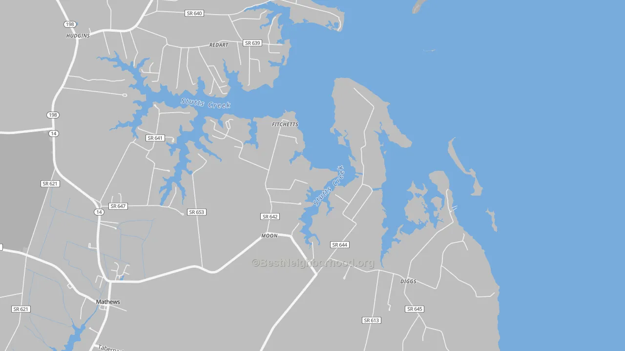 Transit Grade map of 23119, VA