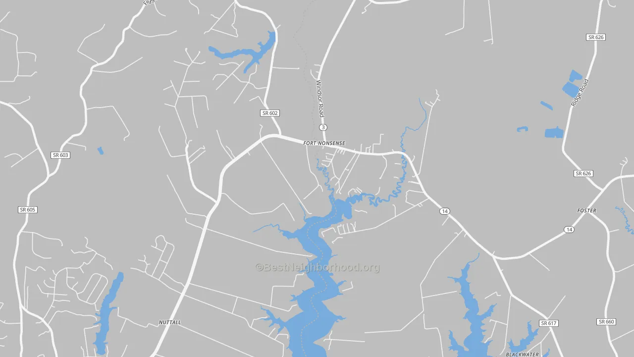Transit Grade map of 23128, VA