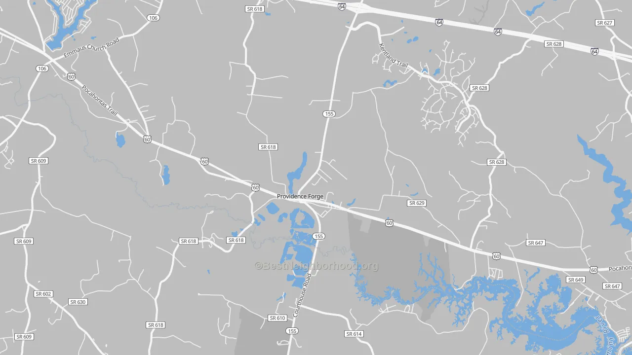 Transit Grade map of 23140, VA