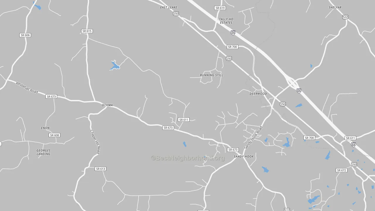 Transit Grade map of 23153, VA