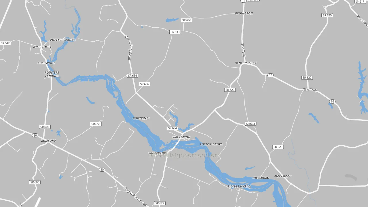 Transit Grade map of 23177, VA