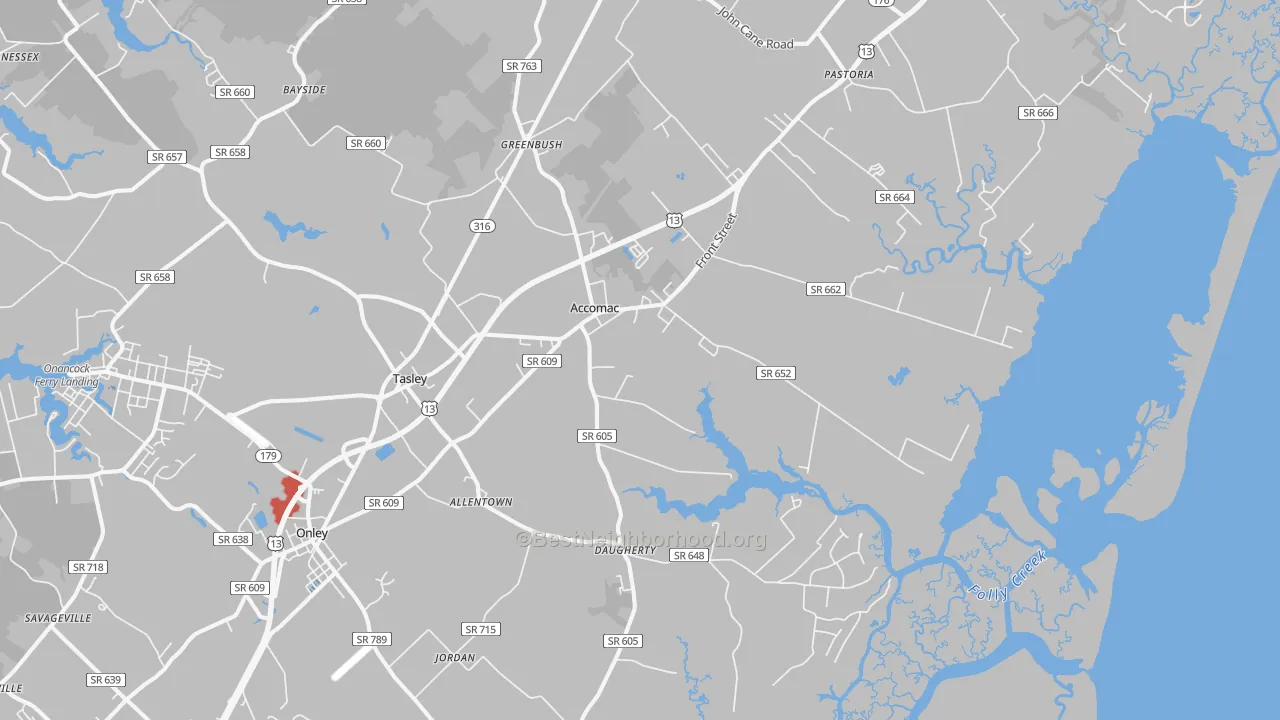 Transit Grade map of 23301, VA