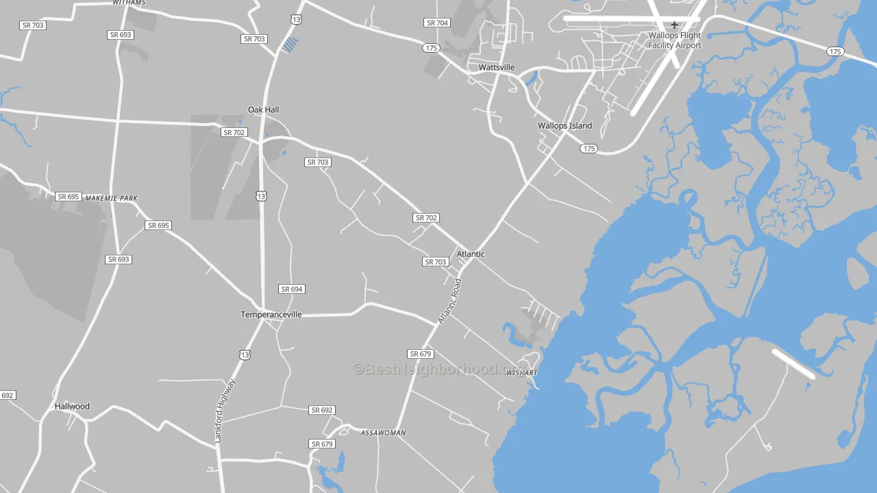 Transit Grade map of 23303, VA