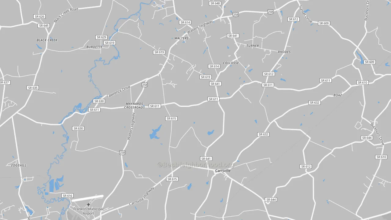 Transit Grade map of 23315, VA