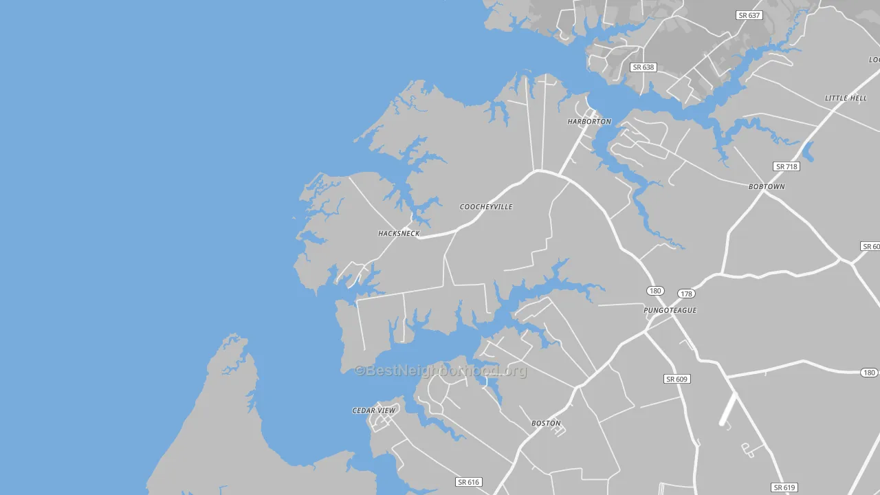 Transit Grade map of 23358, VA