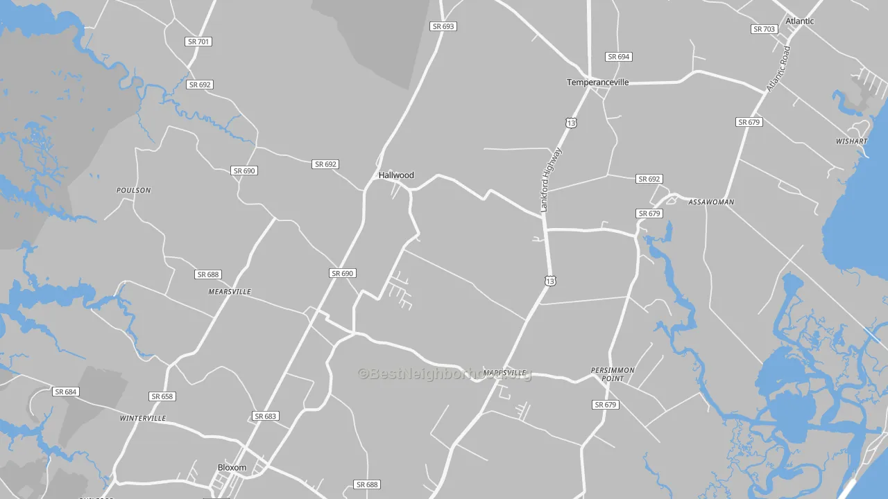 Transit Grade map of 23359, VA