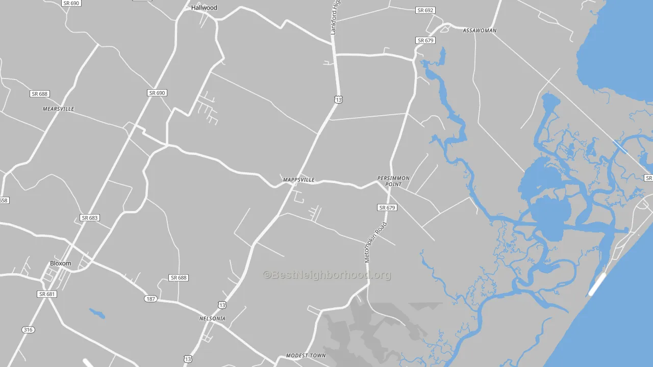 Transit Grade map of 23407, VA