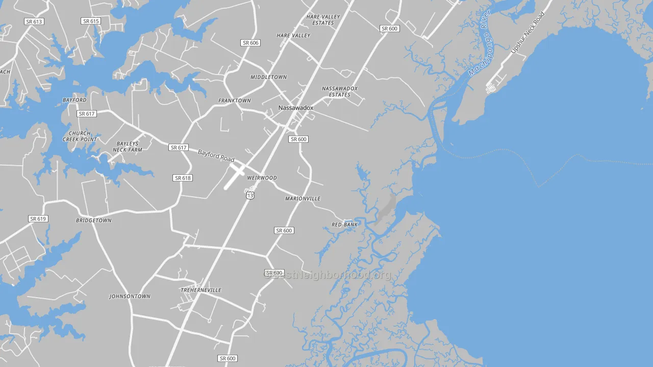 Transit Grade map of 23408, VA